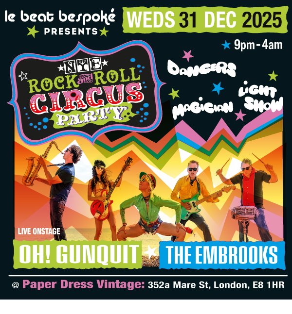 NYE Rock N Roll Circus 2025 (Early Bird)