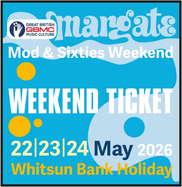 Margate Mod + 60’s Weekender ticket 2026