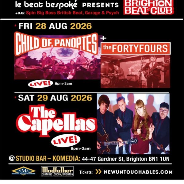 Brighton Beat Club Fri 2026 The Forty Fours + Child Of Panoptes