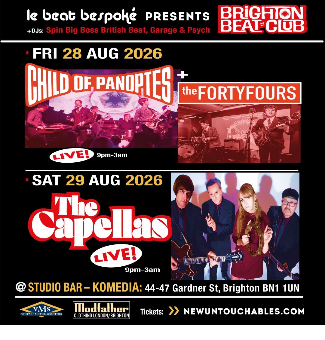 Brighton Beat Club Fri 2026 The Forty Fours + Child Of Panoptes