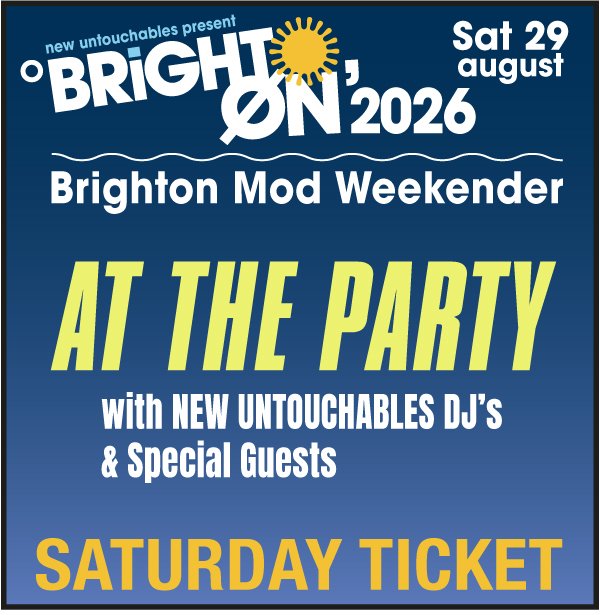 Brighton Mod Weekender - Saturday 2026